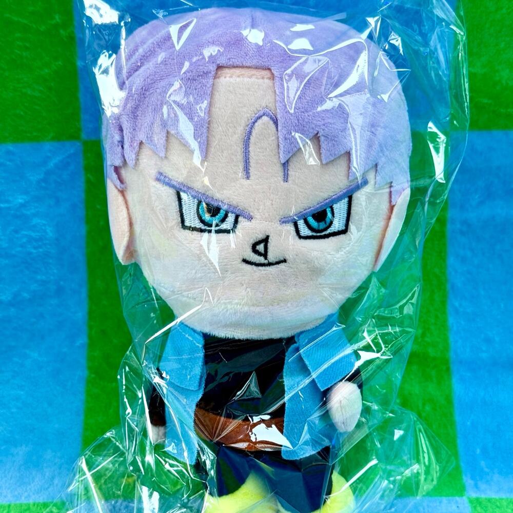 DRAGON BALL Trunks Sitting Plush SEALED With Removable Jacket
